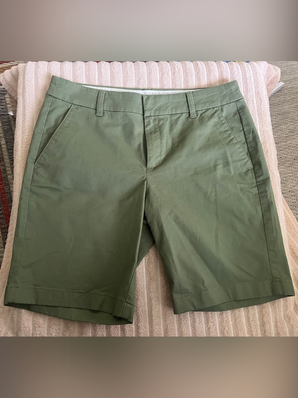 J. Crew Olive Green Bermuda Shorts